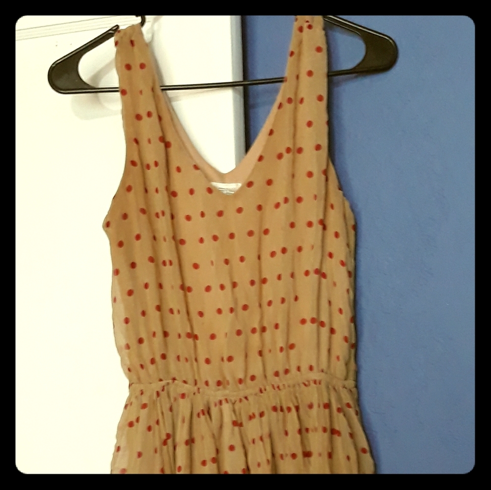 POLKA DOT A-LINE DRESS
